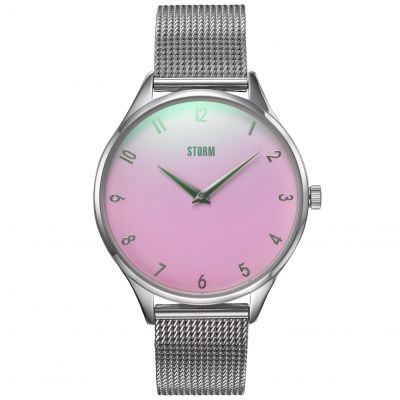 STORM Reli Mesh Silver Pink Exclusive Watch 47498/S/PK